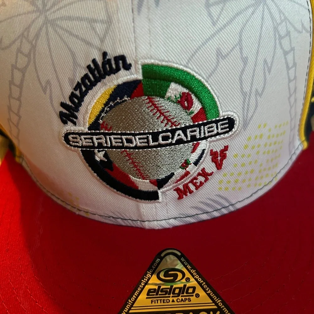El Siglo Serie del Caribe Mazatlan 2021 Hat Mens OSFA Navy White Red Snapback‎